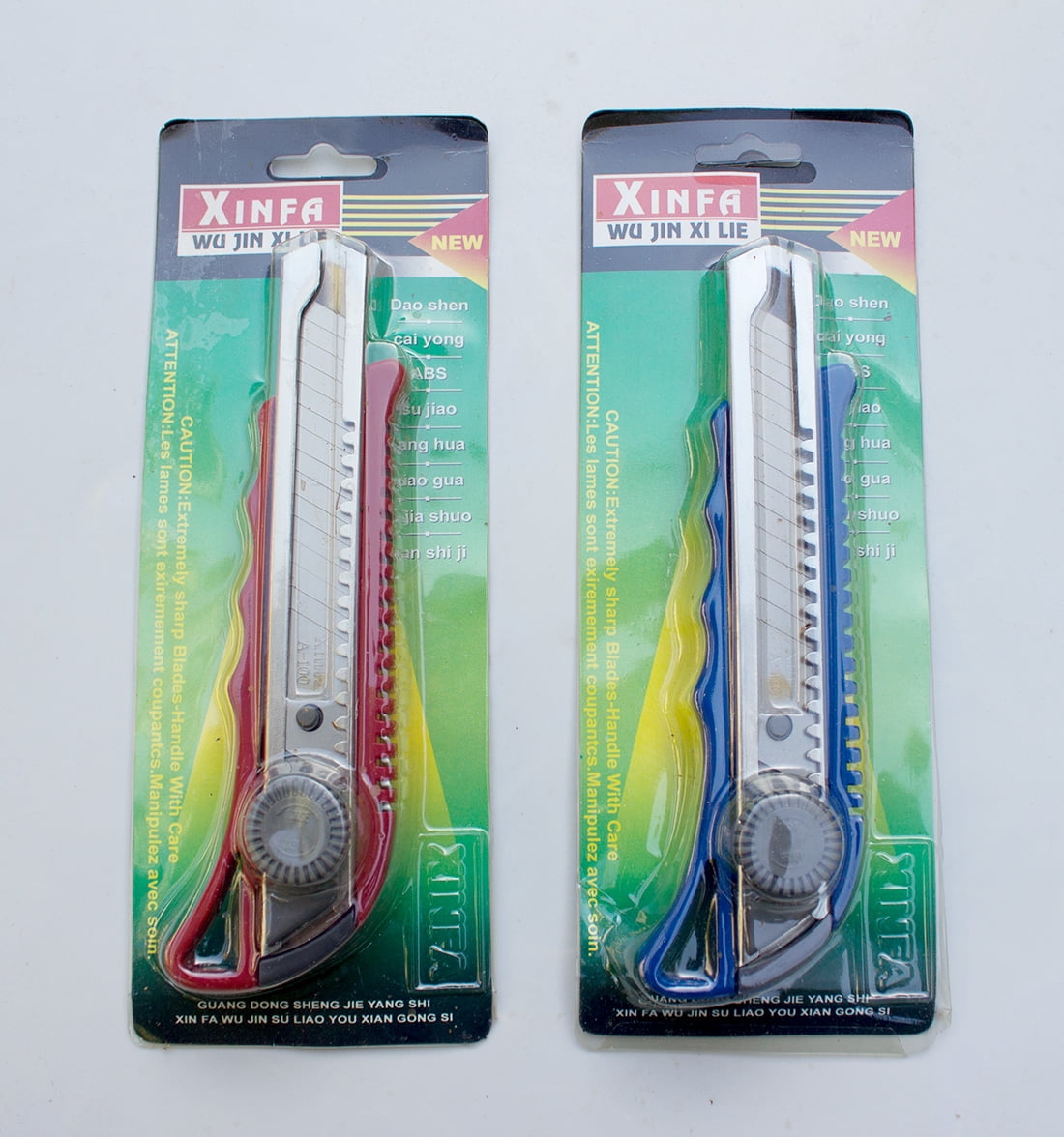 Heavy Duty Retractable Utility Knifes Box Cutter (quantity 6 pc.)