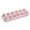 A-Pink, variant on Yum Time 2PC Food Storage,Egg Tray Holder Egg Storage Box Refrigerator Crisper Storage Container,1X Egg Storage Box