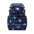 thumbnail image 2 of Hicidod Baby Puffer Vest Cute Bear Ears Hooded Toddler Down Coat Winter Lightweight Sleeveless Zipper Up Warm Puffy Jacket, 2 of 7