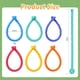 thumbnail image 2 of 6pcs Stretchy String Noodles Toys, Adjustable Fidget Sensory Autistic Toys Calming Textured Bracelets Quiet Hand Rings for Children and Adults, 2 of 5