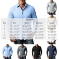thumbnail image 3 of Aimik Men's Textured Knit Button Down Shirt Slim Fit Long Sleeve Turndown Collar Casual Shirt for Smart Casual Outfits, 3 of 6