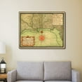 thumbnail image 4 of 20" x 24" c1747 Map of the Gulf Coast Vintage  Poster Wall Art, 4 of 4