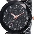 thumbnail image 2 of DESIGNICE Watches for Women,Starry Dial Design Ladies Watches for Women,Precise Quartz Movement Sturdy Strap Womens Watch,Black, 2 of 5