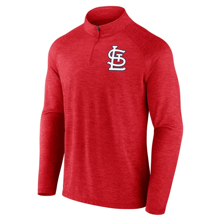 Men's Profile Red Louis Cardinals Big Tall Raglan Quarter
