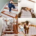 thumbnail image 3 of Non Slip Carpet Stair Treads for Wooden Steps 30" X 8" Rubber Backed Stair Carpet Strips Indoor Stair Runner Rug Mat Soft Staircase Step Covers for Kids Elders and Dogs, Beige, 3 of 6