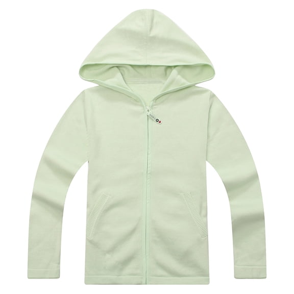 Richie House Girls' Hooded Cardigan with Insert Pockets RH1187