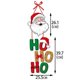 thumbnail image 1 of Colgador de puerta de Feliz Navidad, colgantes de fiesta de año nuevo, adorno de árbol de Navidad, Papá Noel, muñeco de nieve, decoración navideña para el hogar, 1 of 4