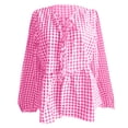 thumbnail image 4 of WEAIXIMIUNG T-Shirts Drôles Chemises pour Femmes Humour Style Europe et États-Unis Ample Doux à Nouer Col Rond Chemise Manches Longues Manches, 4 of 5