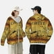 thumbnail image 4 of Balery Coffee Vintage Sudadera ligera de manga larga con capucha y protección solar UPF 50+ para hombre y mujer, ideal para pesca y running-Medium, 4 of 7
