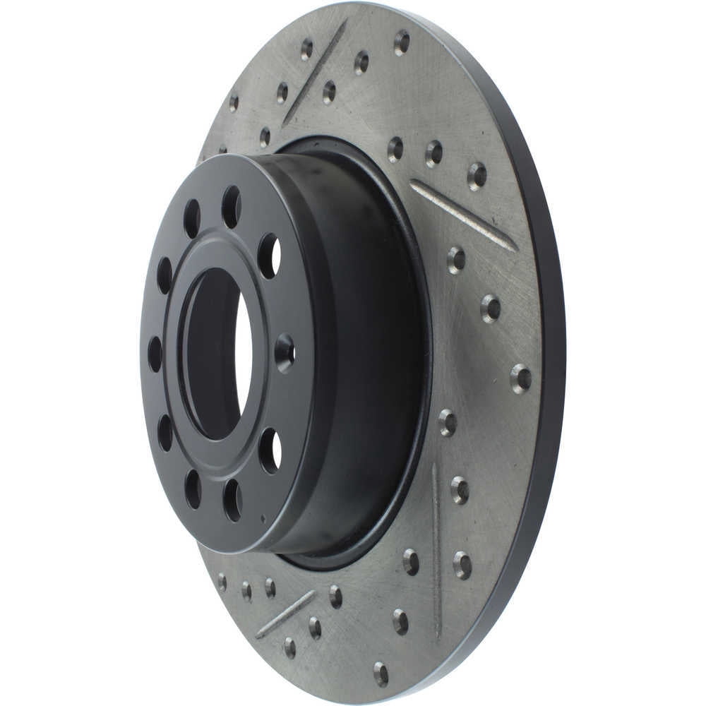 StopTech Slotted & Drilled Sport Brake Rotor Fits select: 2011-2018 VOLKSWAGEN JETTA, 2012-2022 VOLKSWAGEN PASSAT