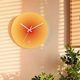 thumbnail image 5 of 2025 Nordic Sunset Wall Clock Battery Operated with Pointed Needle Round Silent Clocks for Home Bedroom Office Decoration Gift, 5 of 5