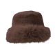 thumbnail image 3 of Sombrero de pescador de invierno, elegante, bonito, resistente al viento, suave y cálido, para caminar por la calle y hacer senderismo. Marrón, 3 of 7
