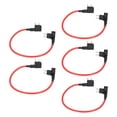 thumbnail image 3 of Double End Car Add Circuit Fuse Adapter Set Stable Simple Installation Blade Fuse Adapter Kit 14AWG, 3 of 8