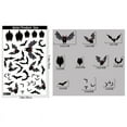 thumbnail image 4 of 4 pcs Halloween Bat Wall Decals Wall Stickers Halloween Wall Sticker for Halloween Party Decor Halloween Indoor Decor, 4 of 5