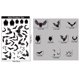 thumbnail image 4 of Calcomanías para ventanas Calcomanías para ventanas de Halloween Murciélagos, arañas Fantasmas Calaveras, Calcomanías para ventanas Escaparate de ventana de fiesta de Halloween 4 hojas, 4 of 5