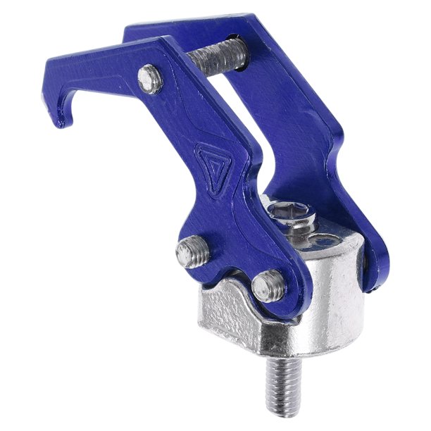 Gancho colgante para motocicleta, forma de garra, soporte para casco y equipaje para scooters y bicicletas, azul, longitud de 62mm