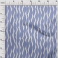 thumbnail image 2 of oneOone Coton Biologique Popeline Sergé Abstrait Bande Ikat Tissu Imprimé 1 Yard 42 Inch Wide, 2 of 4