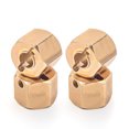 thumbnail image 4 of Combinadores, Rueda Hex Hub Brass Heavyer 4PCS 9MM Reemplazo para 1/10 Axial SCX10 90046 RR10 RGT 86 Abody 9 mm, 4 of 7