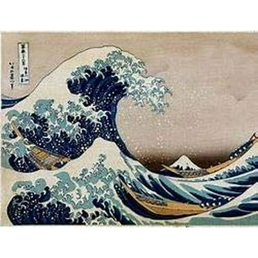 MouseRug The Great Wave Off Kanagawa Mouse Pad By Fiberlok