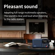 Choyong A8W Internet Radio Portable Smart Speaker, WiFi/4G, FM, TF Card, Navy Blue