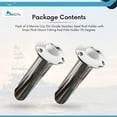 thumbnail image 7 of MARINE CITY Deluxe Fishing Rod Holder with Drain, Flush Mount, 90 Heavy Duty 316 Stainless Steel for Boats & Marine 2 Pcs, 7 of 7