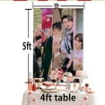 thumbnail image 6 of Kpop TXT school Taspestry Wall Decor Birthday Banner Backdrop Background Party Supplies Poster Fans, 6 of 6