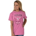 thumbnail image 5 of Cute Texas Girl Lone Star State Texan Women's Graphic T Shirt Tees Brisco Brands X, 5 of 6