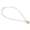 thumbnail image 3 of Collar Con Colgante LYUMO Aleación Premium Dorado y Plateado, 3 of 8