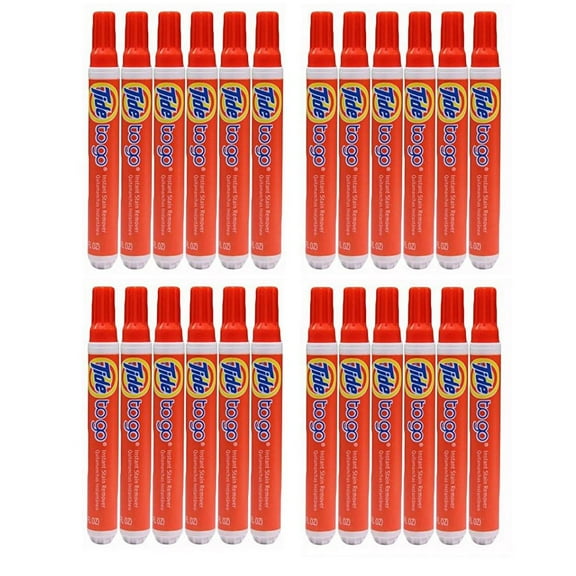Tide Pens to go Instant Stain Remover 10ml(0.33 fl oz.) - (Pack of 24)