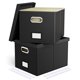 thumbnail image 1 of Caja organizadora de almacenamiento de archivos Oterri, paquete de 2, tapa portátil, 1 of 7