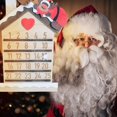 thumbnail image 3 of Calendario de Cuenta regresiva navideño de madera, adorno de mesa, decoración navideña, bloque de cuenta regresiva, 2024, 3 of 4