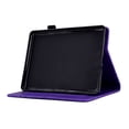 thumbnail image 4 of Embossed Tree PU Leather Flip Tablet Case for Amazon Kindle 11th Generation (2022 Release) Shockproof Protection Card Slots Holder Stand with Pen Slot & Auto Sleep/Wake Case Cover, Purple, 4 of 9