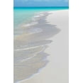thumbnail image 2 of Paulson, Don 11x14 Gold Ornate Wood Framed with Double Matting Museum Art Print Titled - Bahamas, Little Exuma Is Ocean surf and beach, 2 of 4