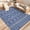Dark Blue, variant on ZACOO 9'x18' Geometric Stripe Outdoor Rug, Waterproof UV Resistant Large Patio Mat for Deck RV, Black White