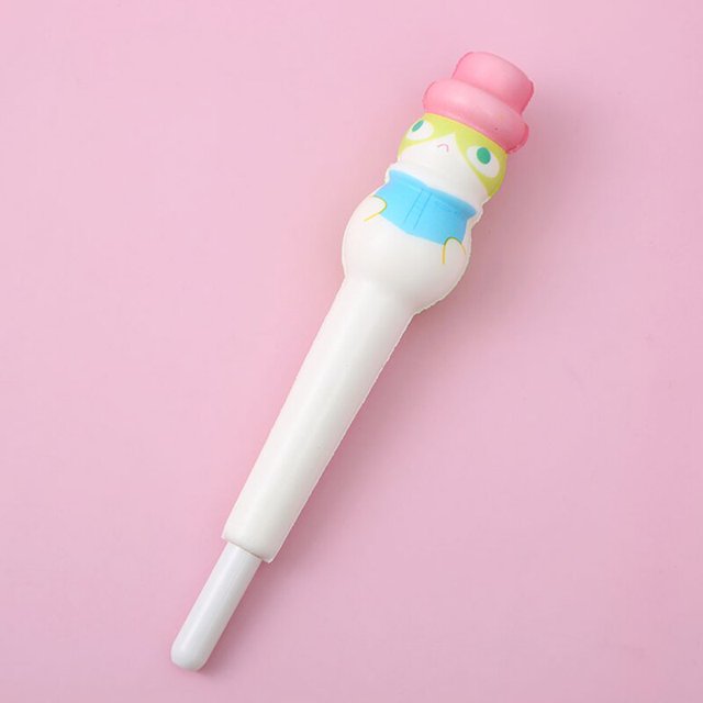 Bolígrafos de Gel blandos Kawaii, bolígrafos giratorios de espuma para aliviar el estrés y la presión, papelería divertida, material escolar y de oficina