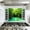 Color 2, variant on Kitchen Backsplash Peel and Stick Wall Murals 3D Fake Windows Peaceful Lake Sunshine Woods Scenery Open Window Removable Mural 35.4"W x 23.6"H, Oil Proof Vinyl Wallpaper for Fireplace & Behind Stove