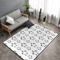 Area Rugs for Living Room Bedroom , 3x5 Soft Throw Washable Rug Non
