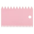 thumbnail image 4 of Raspadores para hornear, espátulas para crema, herramientas de pastelería, raspador de repostería suave para cocina (rosa), 3 uds., 4 of 7