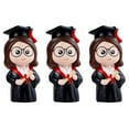thumbnail image 2 of 3pcs Graduation Cake Decoration Lovely Doctor Doll Cake Adornment Baking Decorations, 2 of 8