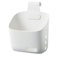 thumbnail image 2 of Hot Sale! npkgvia Hanging Plastic Baskets For Organizing Over The Door/Wall Mount Cabinet Organizer Storage Basket In Kitchen Bathroom Shower Hanging Basket W,White, 2 of 9