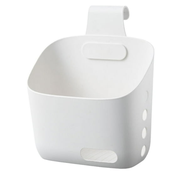 kjfeif Clearance Hanging Plastic Baskets for Organizing Over The Door/Wall Mount Cabinet Organizer Storage Basket In Kitchen Bathroom Shower Hanging Basket with Holes Bedroom Small Storage Basket