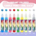 thumbnail image 3 of Lápiz de cera para velas GooBoom, 9 colores, 15 ml, no tóxico, 3 of 8