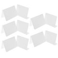 thumbnail image 3 of MLINS  10 Pcs Table Number Sign Board Wedding Pamphlet Display Decor Decoration White, 3 of 8