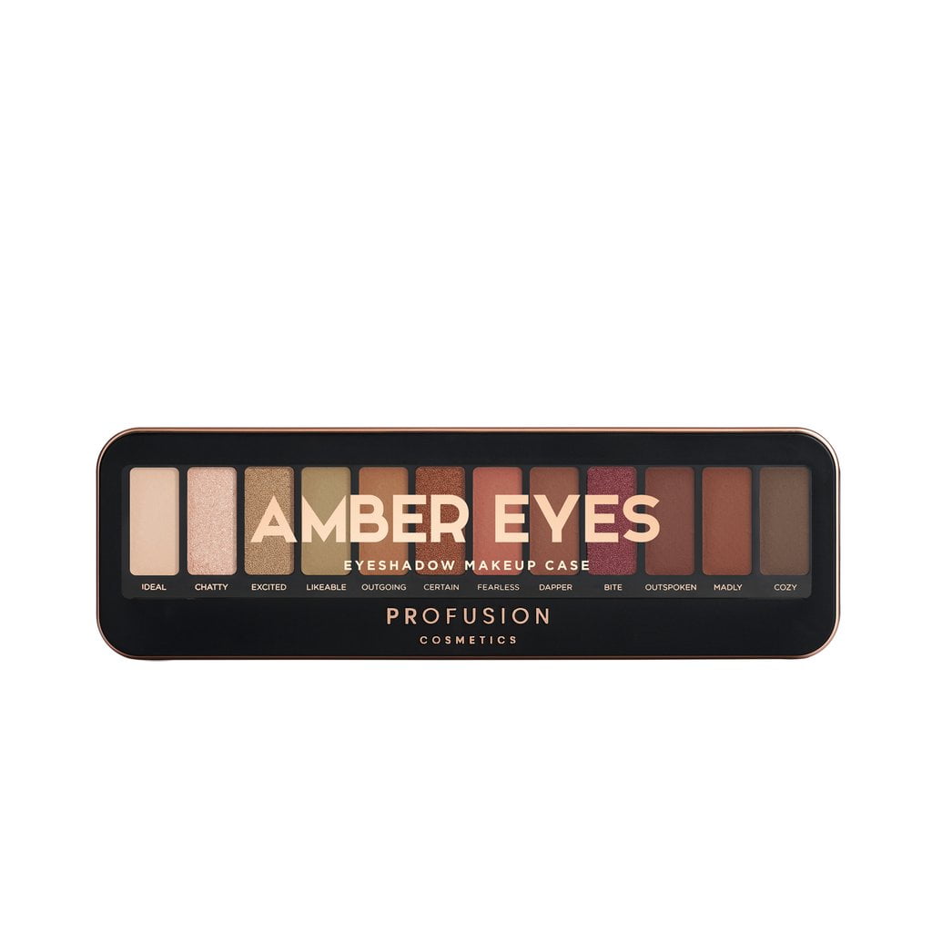 Profusion Cosmetics Eye Shadow Palette, Amber