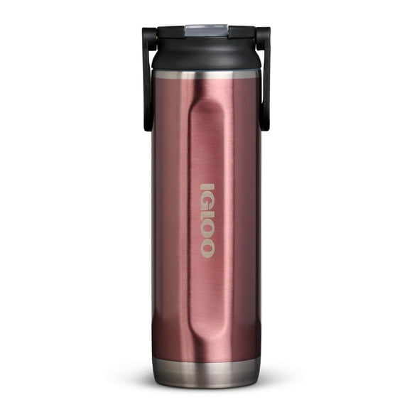 Botella Deportiva con Sorbete Igloo Flamingo 600 mL Acero Inoxidable