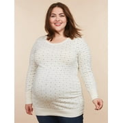 Motherhood Maternity Plus Size Crew Neck Maternity Sweater