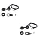 thumbnail image 2 of Riwesomey Zócalo del de la motocicleta ABS Puerto de carga USB resistente y duradero para la motocicleta No es fácil de envejecer negro negro 2piezas, 2 of 6