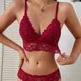 thumbnail image 6 of Lingerie Set for Women Sexy Lace Bra and Panty Sets 2 Piece Lace Bralette Set, 6 of 7