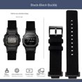 thumbnail image 3 of Correa de nailon modificada adecuada para reloj Casio Small Block DW5600 GW-5000 GW-M5610, pulsera de 16 mm, 3 of 5