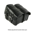 thumbnail image 3 of Bolsa de almacenamiento Eigraketly Universal para sillín de motocicleta Set 2 Negro 1 Par, 3 of 6